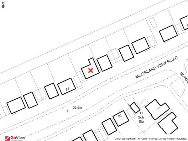 Floorplan for Moorland View Road, Chesterfield