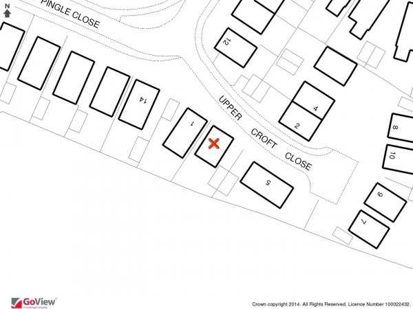 Floorplan for Upper Croft Close, Brimington, Chesterfield