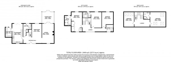 Floorplan for School Close, Palterton, Chesterfield