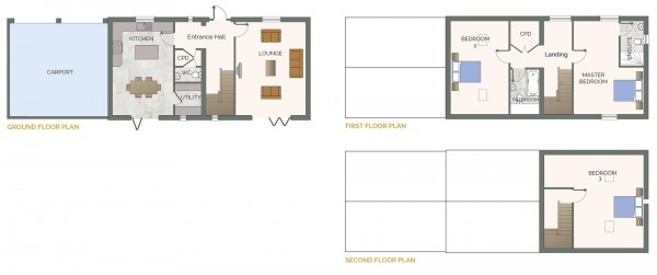 Floorplan for Highfield Farm, Palterton, Chesterfield