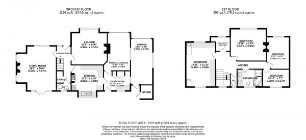 Floorplan for Somersall Lane, Somersall, Chesterfield