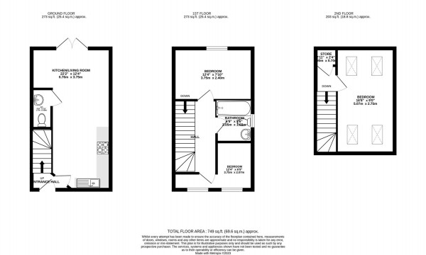 Floorplan for 36 Pine Road, Barlborough, Chesterfield