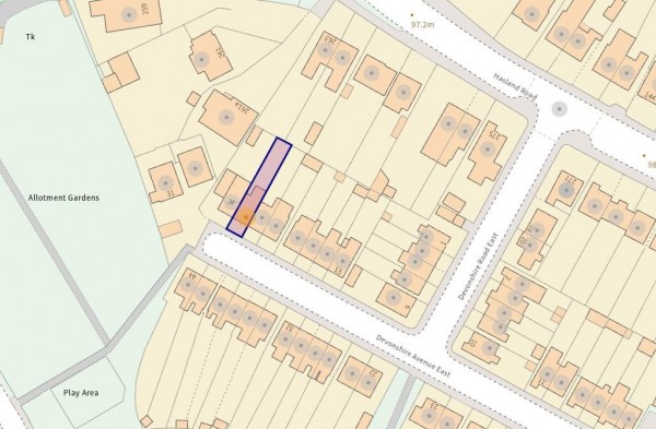 Floorplan for Devonshire Avenue East, Hasland, Chesterfield