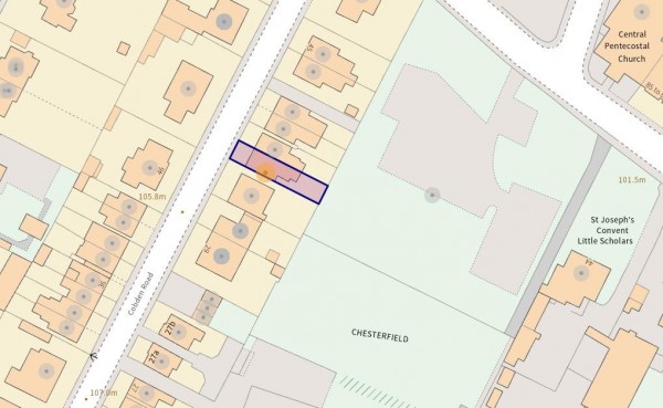 Floorplan for Cobden Road, Chesterfield
