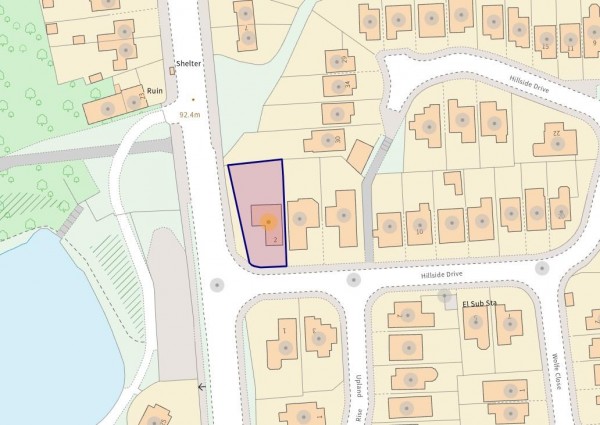 Floorplan for Hillside Drive, Walton, Chesterfield
