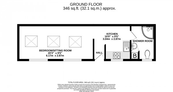 Floorplan for Devonshire Street, Brimington, Chesterfield