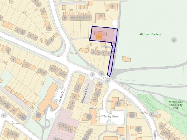 Floorplan for Kent Close, Highfield Road, Chesterfield