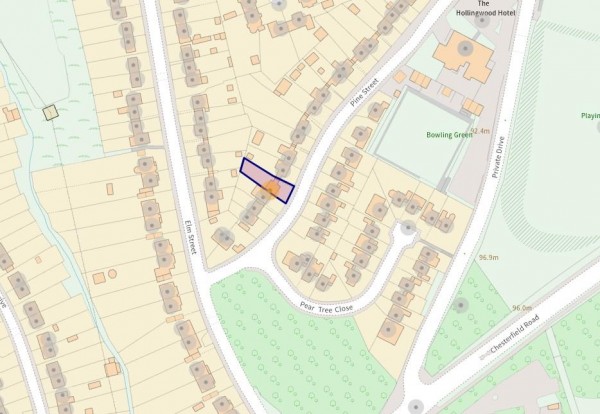 Floorplan for Pine Street, Hollingwood, Chesterfield