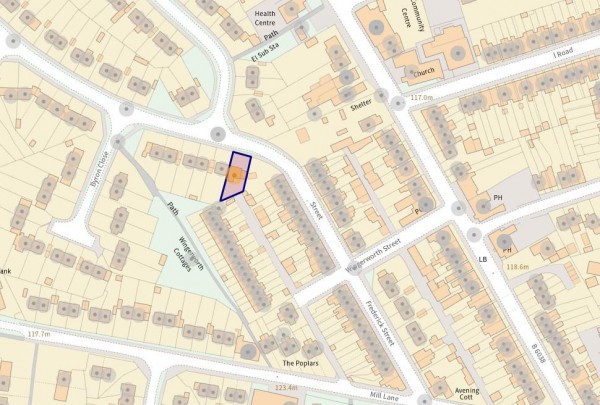 Floorplan for Shakespeare Street, Grassmoor, Chesterfield