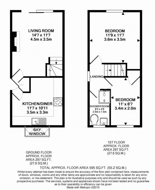 Floorplan for Sycamore Close, Bolsover, Chesterfield