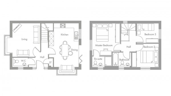 Floorplan for Sherwood Fields, Bolsover, Chesterfield
