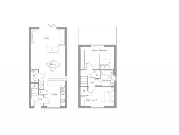 Floorplan for Sherwood Fields, Bolsover, Chesterfield
