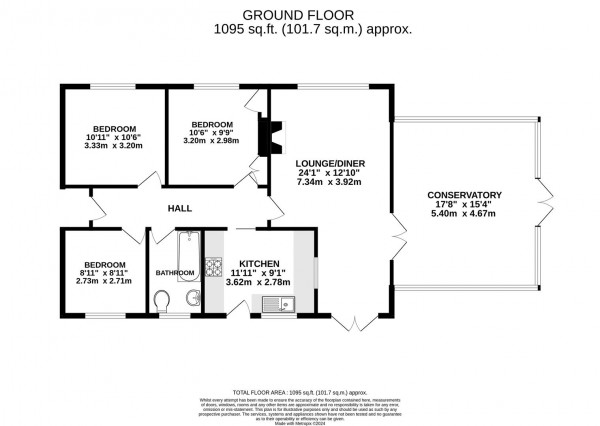 Floorplan for East Street, Scarcliffe, Chesterfield