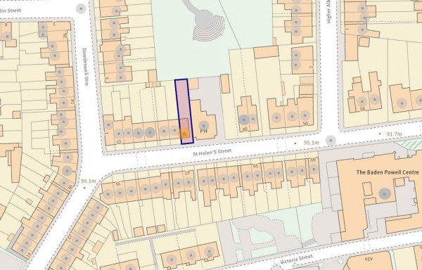 Floorplan for St. Helens Street, Chesterfield