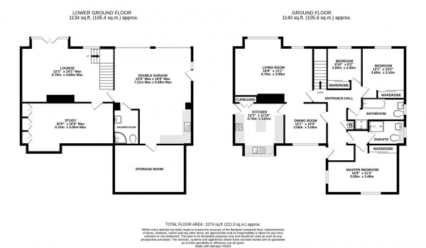 Floorplan for The Pinfold, Glapwell, Chesterfield