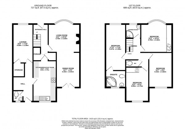 Floorplan for Greenway, Wingerworth, Chesterfield
