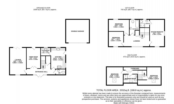 Floorplan for Highfield Farm, Palterton, Chesterfield