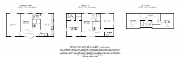 Floorplan for Highfield Farm, Palterton, Chesterfield