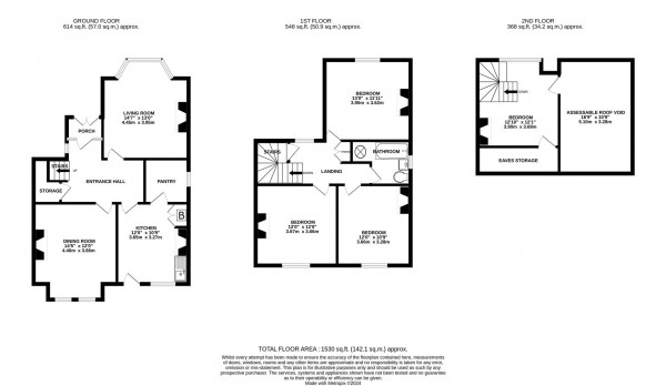 Floorplan for Chatsworth Road, Brampton, Chesterfield