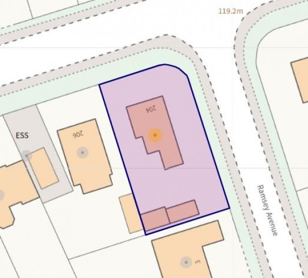 Floorplan for Hunloke Avenue, Walton, Chesterfield