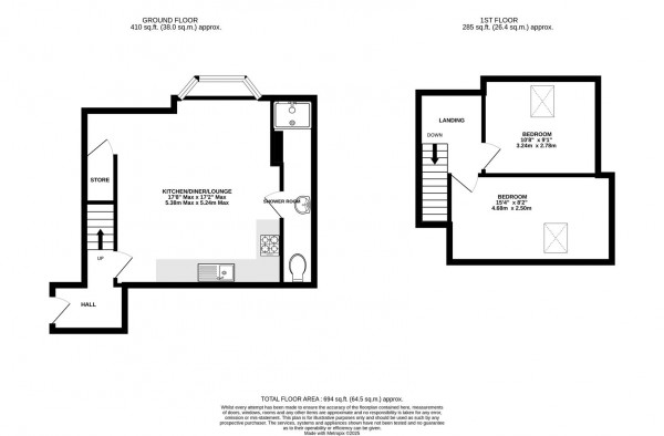 Floorplan for Knifesmithgate, Chesterfield