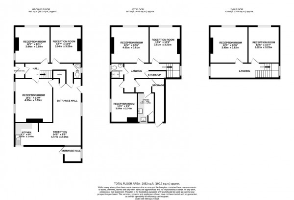 Floorplan for Saltergate, Chesterfield
