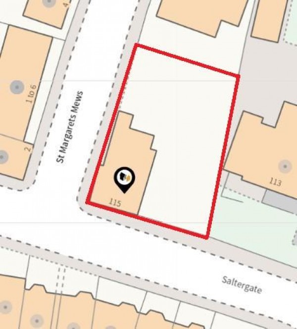 Floorplan for Saltergate, Chesterfield