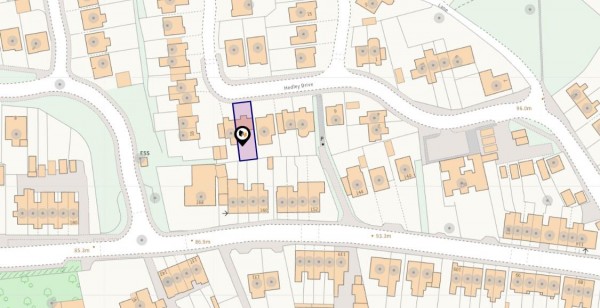 Floorplan for Hedley Drive, Brimington, Chesterfield