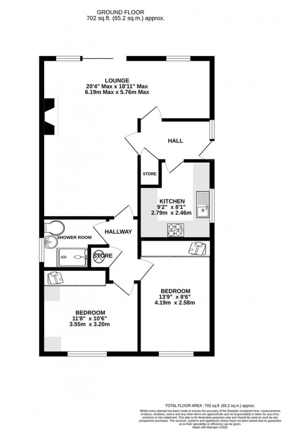 Floorplan for Medlock Road, Walton, Chesterfield