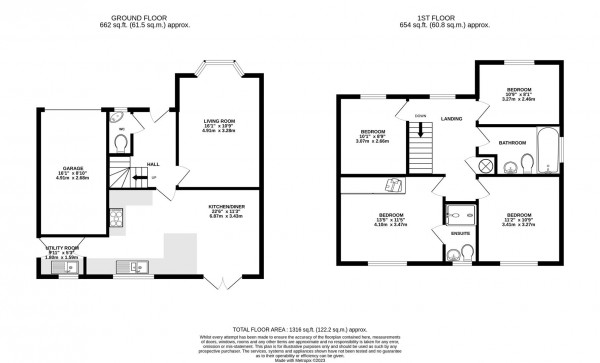 Floorplan for Steeple Grange, Chesterfield