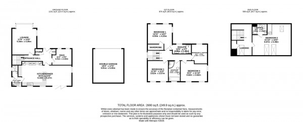 Floorplan for Treeneuk Gardens, Ashgate, Chesterfield