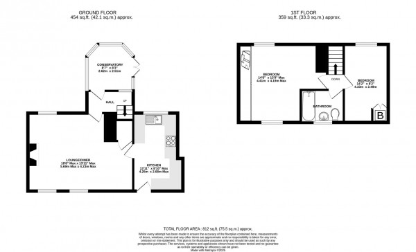 Floorplan for Cemetery Road, Danesmoor, Chesterfield