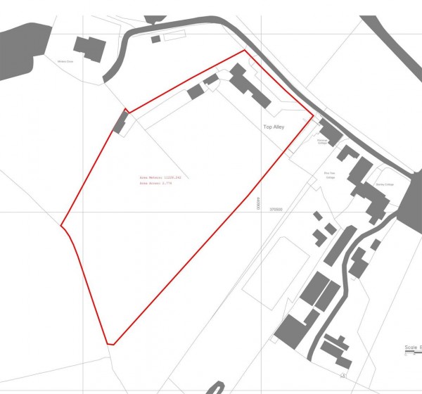 Floorplan for Development Site at The Stables, Dark Lane, Calow, Chesterfield