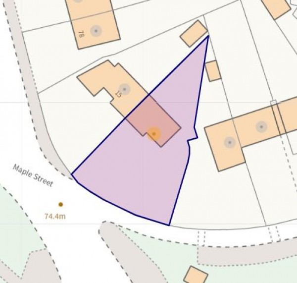 Floorplan for Maple Street, Hollingwood, Chesterfield