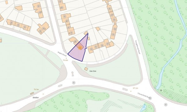 Floorplan for Maple Street, Hollingwood, Chesterfield