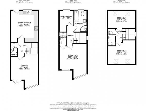 Floorplan for Main Road, Cutthorpe, Chesterfield