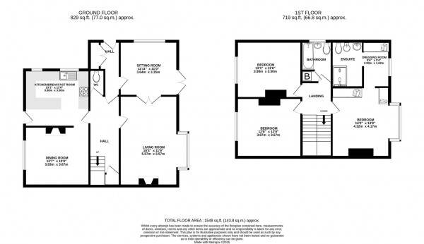 Floorplan for Manor Road, Brimington, Chesterfield