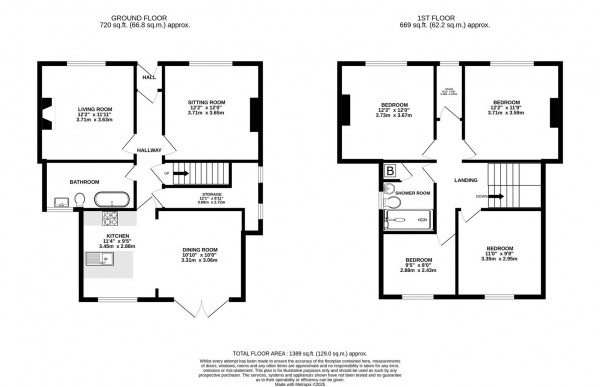 Floorplan for Spring Bank Road, Chesterfield